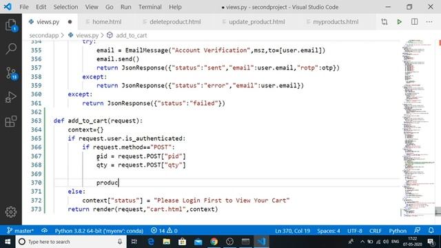 36 Shopping Cart In Django Part 1 смотреть онлайн