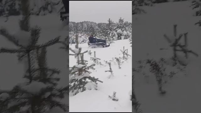 Минитрактор по снегу смотреть онлайн