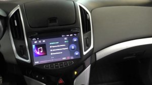 Магнитола LeTrun на Chevrolet Cruze 2014 года