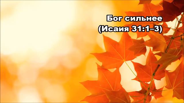 Тихое время с Живой Жизнью: Исаия 31 (04102017) смотреть онлайн