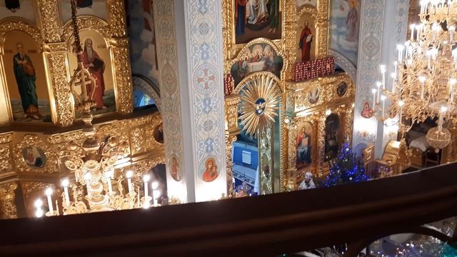 Полиелей, величание праздника Рождества Христова. Регент Екатерина Артюхова. смотреть онлайн