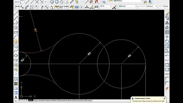 AutoCAD 14 práctica tangencia concava y convexa mp4 смотреть онлайн