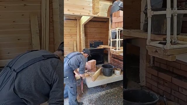 Кладка трубы камина. Кладка печей Екатеринбург смотреть онлайн