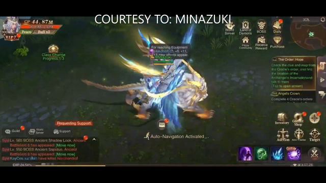 MU Archangel Master 300 CLASS CHANGE QUEST смотреть онлайн