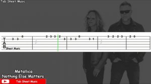 Metallica - Nothing Else Matters (Табулатура) Guitar Tutorial