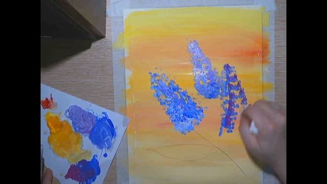 Рисунок гуашью смотреть онлайн