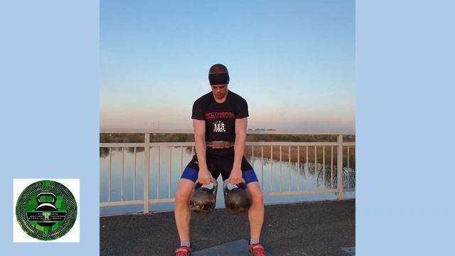 Интервальная тренировка с гирями. Тренировка гиревика. смотреть онлайн