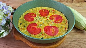 Вкуснейший завтрак из кабачков. Простой и быстрый рецепт