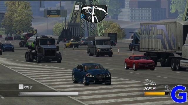 Ягуар XFR 2010 года - Сан-Франциско и крутой обзор. смотреть онлайн