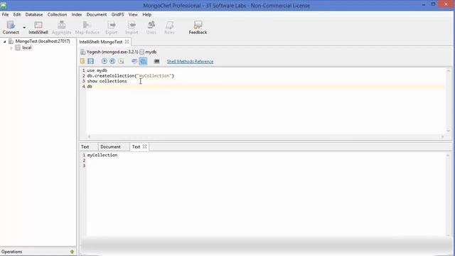 MongoDB Beginner tutorial Session 4 Create collection and drop in Telugu смотреть онлайн