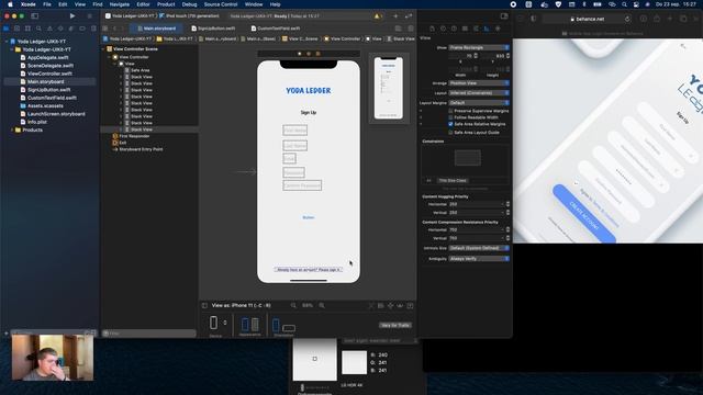 Xcode 12 Storyboard Tutorial Build a Register screen with UIKit and Storyboard смотреть онлайн