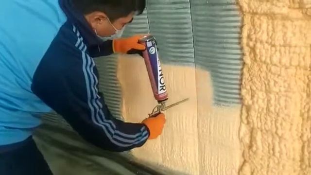 Утепление ангара Polynor с огнезащитой Polyguard