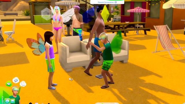 Beach Trip ! Fairy Family SIMS 4 Game Let's Play Video Part 37 смотреть онлайн