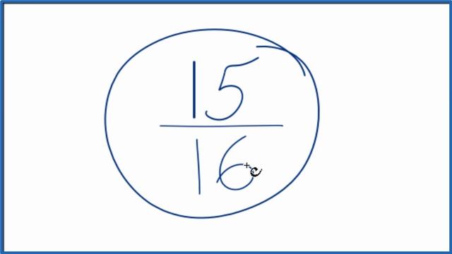 How to Simplify the Fraction 15/16 смотреть онлайн