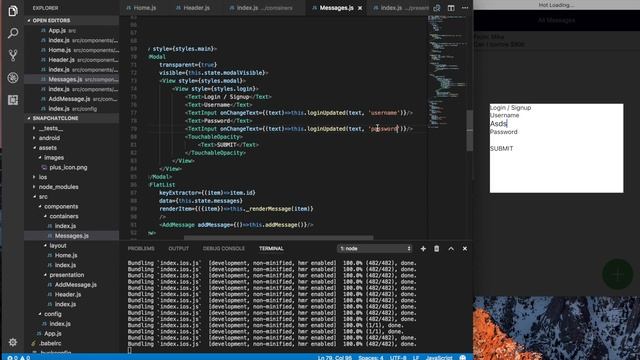 4. React Native Tutorial - Simple Snapchat Clone смотреть онлайн