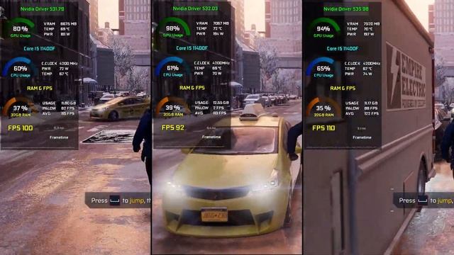 Nvidia Drivers (531.79 vs 532.03 vs 535.98) Test in 5 Games RTX 3060Ti - Comparison Test смотреть онлайн
