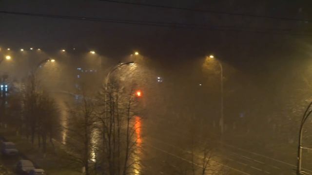 Кемерово. Снег 19 мая 2018 года. Центр города смотреть онлайн