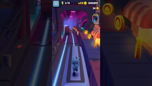 учу трюкам в Subway Surf смотреть онлайн
