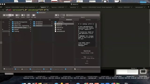 Praktikum PyQt (Qt Library didalam bahasa pemrograman Python) смотреть онлайн