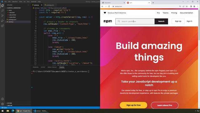 NODEJS #023 NPM WATCH, PACKAGE JSON E MAIS SOBRE NPM смотреть онлайн