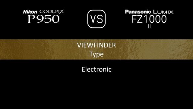 Nikon COOLPIX P950 vs. Panasonic Lumix FZ1000 II: A Comparison of Specifications