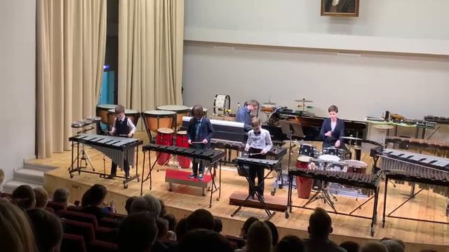 Концерт отдела ударных инструментов ДМШ им. М. И. Табакова смотреть онлайн