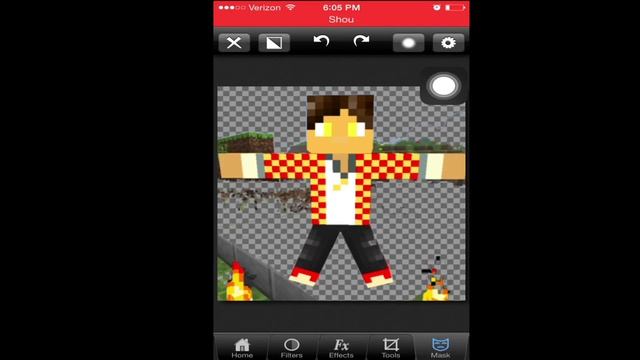 How to make minecraft skin render for iOS смотреть онлайн