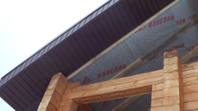 После усадки. Дом 7,5х10м из профилированного бруса 192х142мм (конструктор "в чашу", по проекту). смотреть онлайн