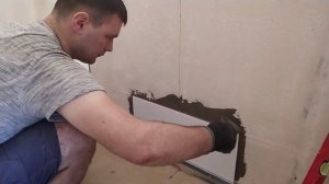 укладка плитки в ванной своими руками.как сделать раскладку плитки самостоятельно.г.Кривой Рог