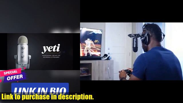 Buy Logitech for Creators Blue Yeti USB Microphone for Gaming, Streaming, Podcasting, Twitch, смотреть онлайн