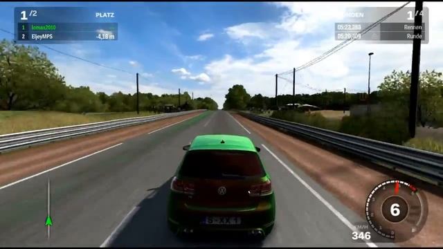 Forza 3 - Speedrace Golf R vs. Nissan Fairlady смотреть онлайн