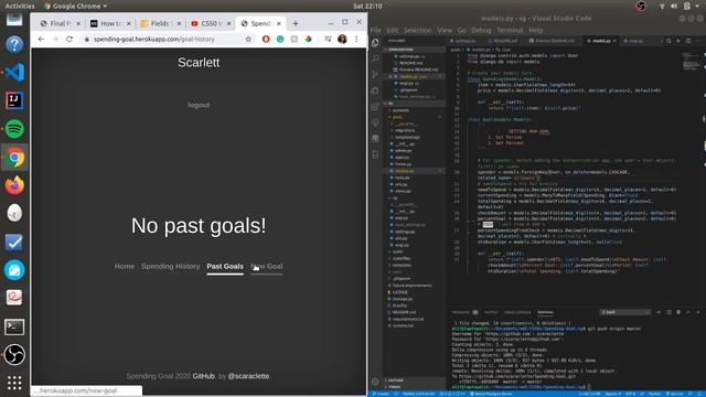 Spending Goal - Django Project смотреть онлайн
