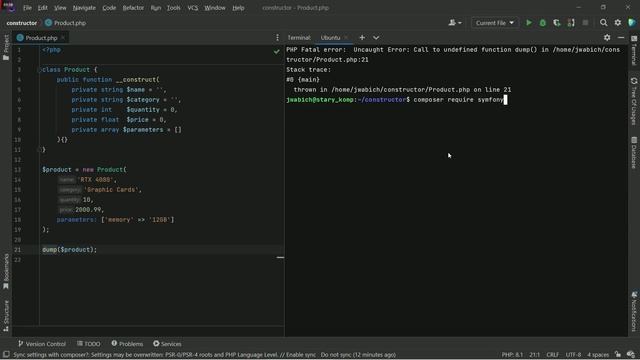 PHP ciekawostki - Funkcja dump() z Symfony / Laravela w projekcie PHP смотреть онлайн