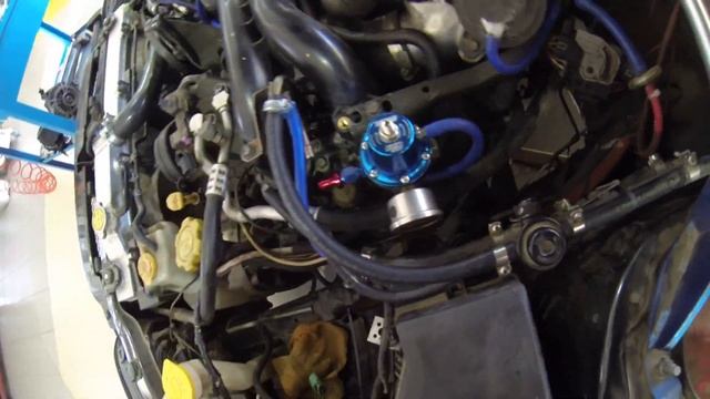 Установка топливного регулятора TurboSmart на Subaru Legacy B4 BL5 EJ20Y 2006