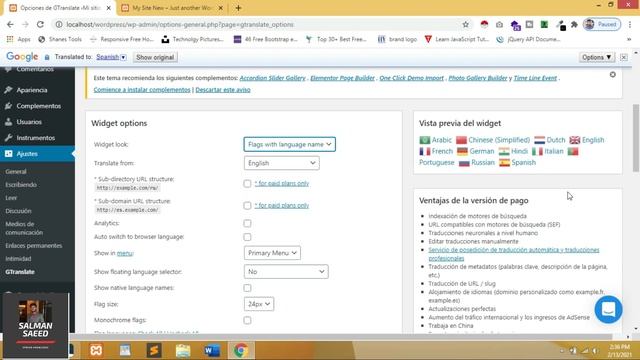 How to Add Google Translate in Wordpress Website In Hindi or Urdu | wordpress for beginners смотреть онлайн