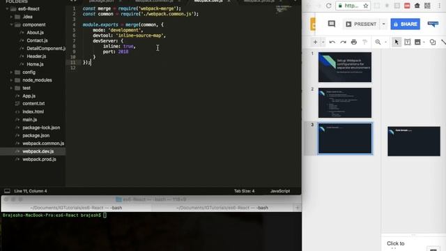 Webpack configurations setup for separate environment || ReactJS Tutorials смотреть онлайн