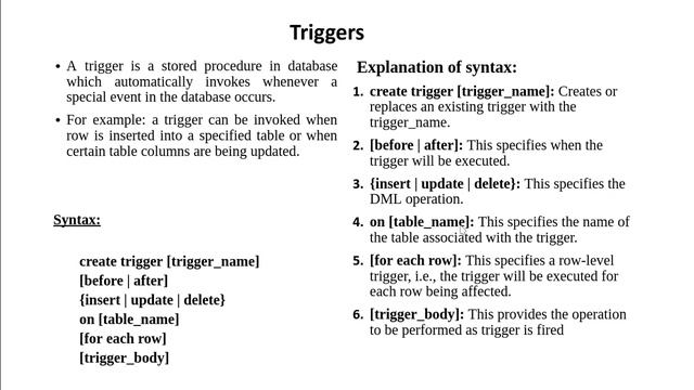 Triggers || Database Management System || Malayalam Tutorial смотреть онлайн