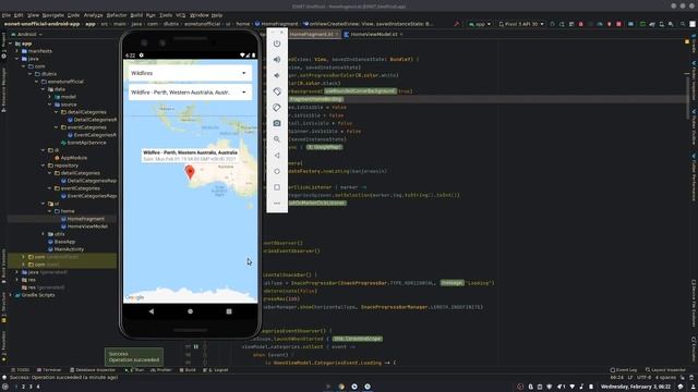 Earth Observatory Natural Event Tracker Android APP - Kotlin Flow & State Flow смотреть онлайн