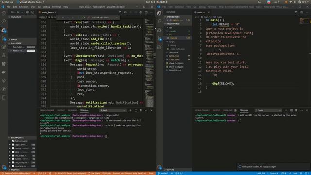[rust-analyzer] Debug Rust LSP server demo смотреть онлайн