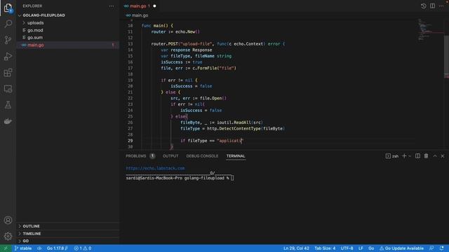Handling File Upload di Golang + Echo Framework смотреть онлайн