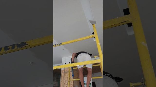 Механизированная Шпатлёвка потолков.