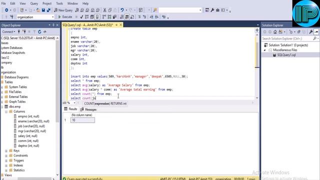 Aggregate Functions| Database Management System| SQL Queries |Part-2 | Class 12| IP| Unit 2| 2020-2 смотреть онлайн