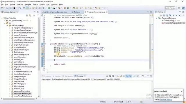 Java Program: Strong Password Generator i.e Wordpress Password Generator смотреть онлайн