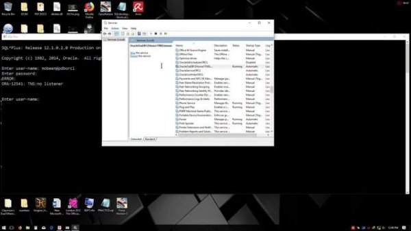 tutorial how to fix oracle ORA-12541 error