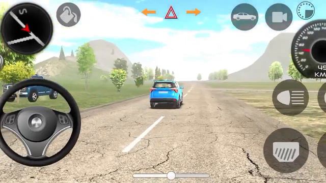 Dollar song sidhu musewala real India new model Blue car desert offroad driving gameplay video смотреть онлайн