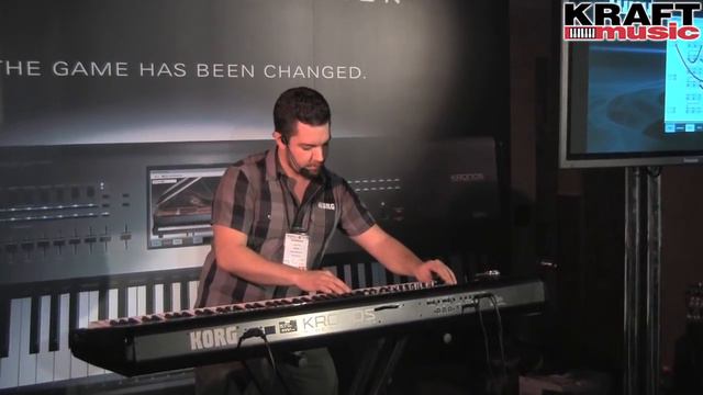 Kraft Music - Korg Kronos Demo with Rich Formidoni at NAMM 2011 HIGH QUALITY! смотреть онлайн
