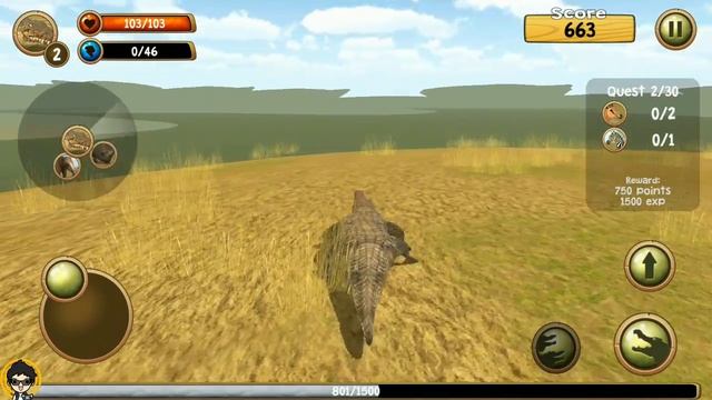 Wild Crocodile Simulator 3D Android Gameplay смотреть онлайн