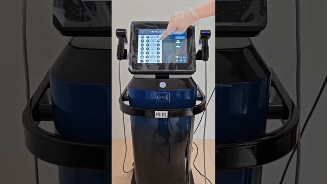 Vertical 2 Handles Morpheus 8 Crystallite Depth 8 RF Microneedle RF Machine Operate Video