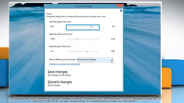 How to change the Narrator voice in Windows® 8.1 смотреть онлайн