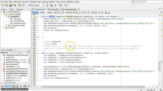 Resizing ImageIcons in Java смотреть онлайн
